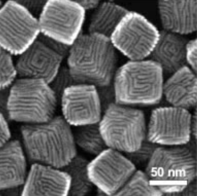 Tunable nanoscale corrugated metal patterning on metal nanoparticles and thin films