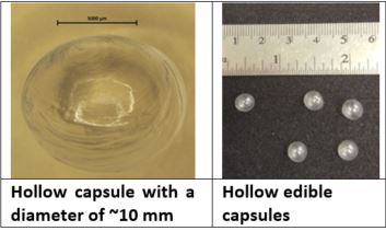 Edible Capsules For Food Texture and Flavor Modification