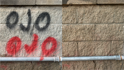 Environmentally friendly graffiti remover