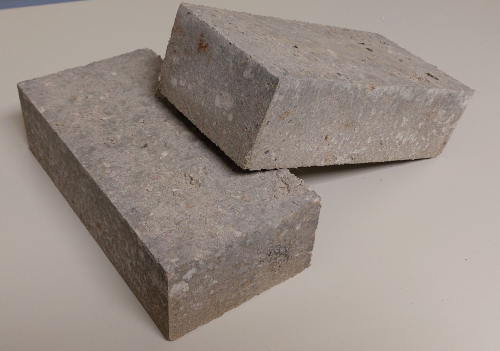 Manufacture of an eco-cobble from recycled material