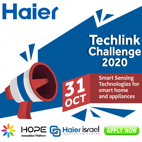 Seeking Smart Sensing Technologies for Smart Home and Appliances - Haier's Techlink Challenge