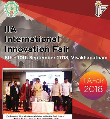 Seeking Innovations for International Innovation Fair, 8-10th September 2018, Visakhapatnam, India