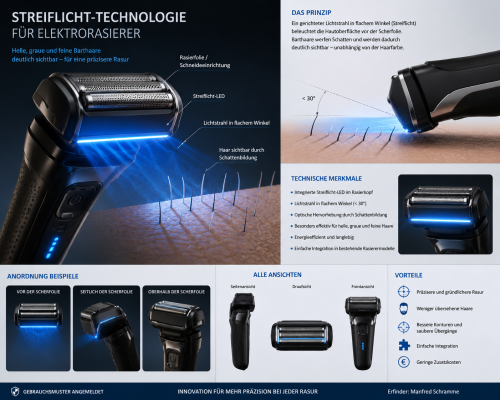 Beard Visibility – Innovative Razor with Integrated Light Technology