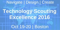 Technology Scouting Excellence 2016, October 19 - 20, 2016, Boston (MA)