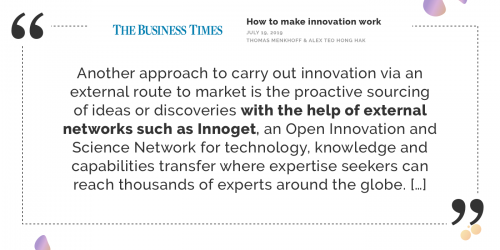 Innovation Insider: Prof. Thomas Menkhoff and Alex Teo Hong Hak on 