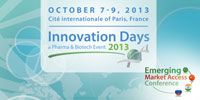 Innovation Days 2013, a Pharma & Biotech event. Paris (France)