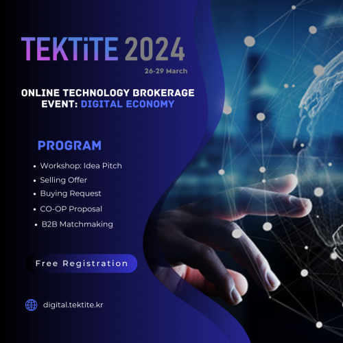 the 4th Online Technology Brokerage Event, TEKTiTE: Digital Economy 2024