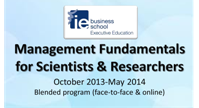 Management Fundamentals for Scientists and Researchers, Madrid (spain)